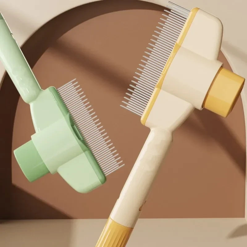 Self-Cleaning Pet Grooming Brush
